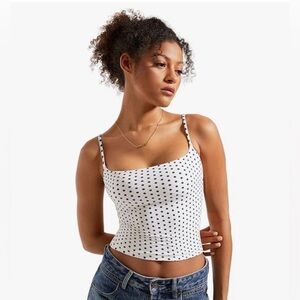 SUUKSESS Polka Dot Tank Top